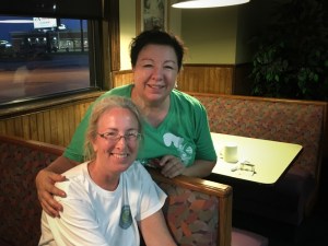 Rosa and Audrey at Woody's, El Paso, Illonois