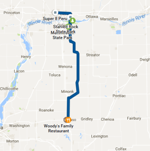 Map 24, Peru IL to El Paso IL